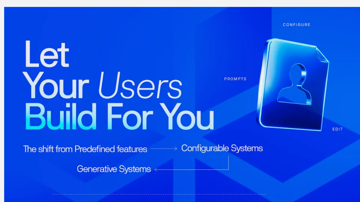 Let Your Users Build For You