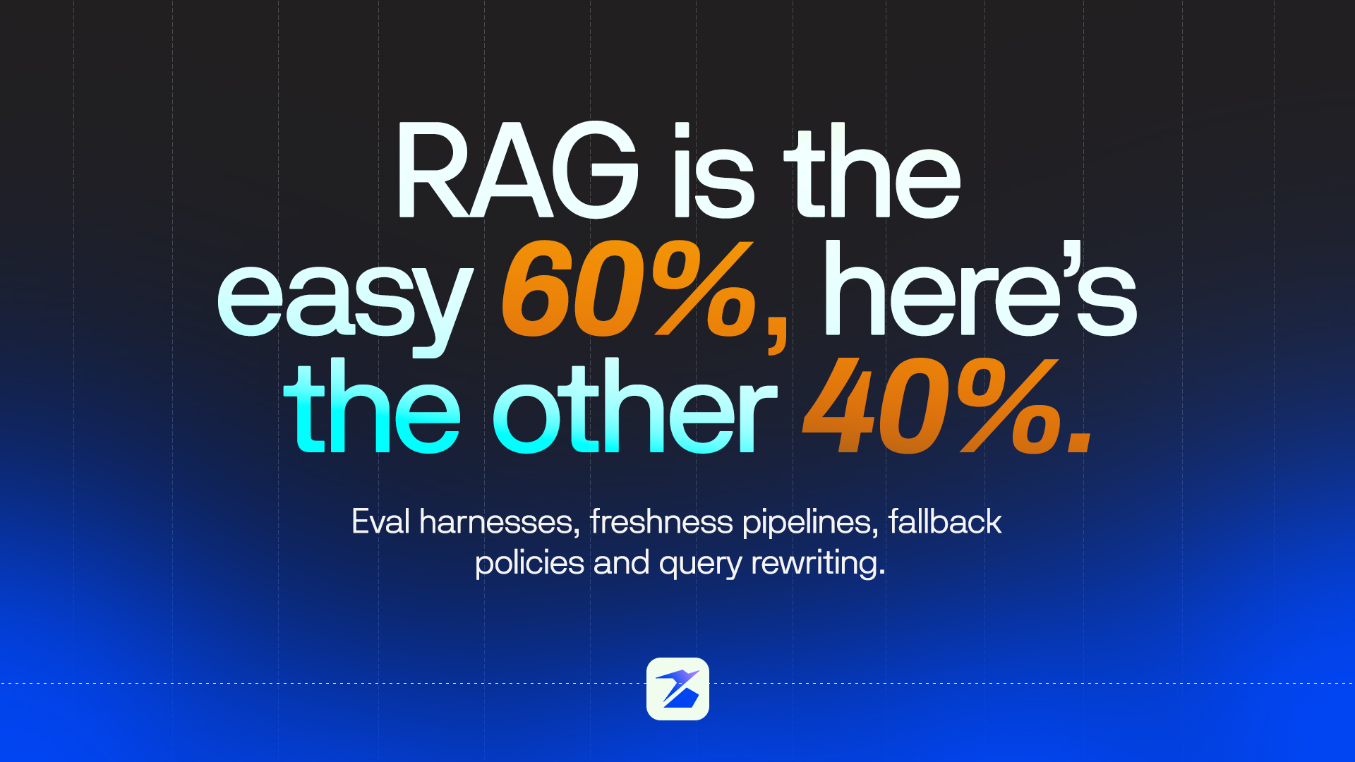 RAG Is the Easy 60%. Here's the Other 40%.